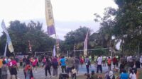 Atmosfer Persaudaraan dan Sportivitas di Voli Bhayangkara Lombok Barat