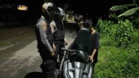 Polisi Patroli Dini Hari di Gerung, Sasar Jam Rawan Kriminalitas
